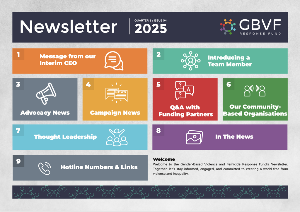 GBVF Newsletter – Issue 04